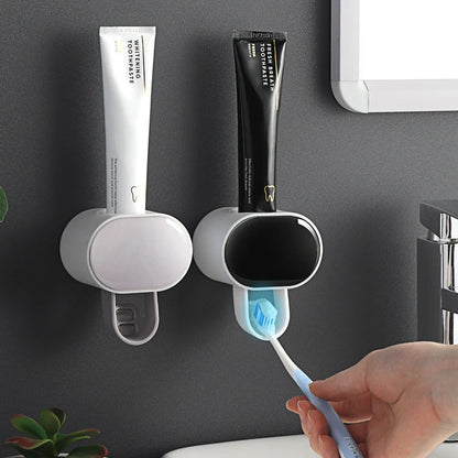 Smart Automatic Toothpaste Dispenser & Toothbrush Holder - Essential Bathroom Accessory