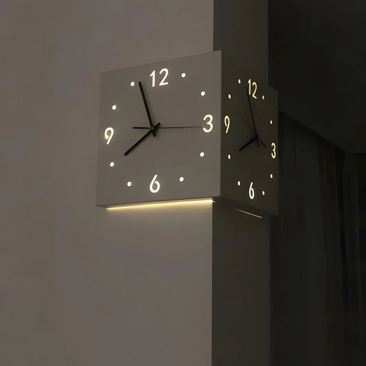 Smart Voice-Activated Backlit Corner Clock