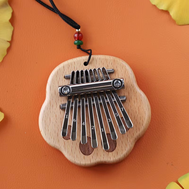 1PC Mini Kalimba 8 Key Thumb Piano Cute Instrument Portable for Beginners Exquisite Gift Set for Kids Mini Instruments Kalimba