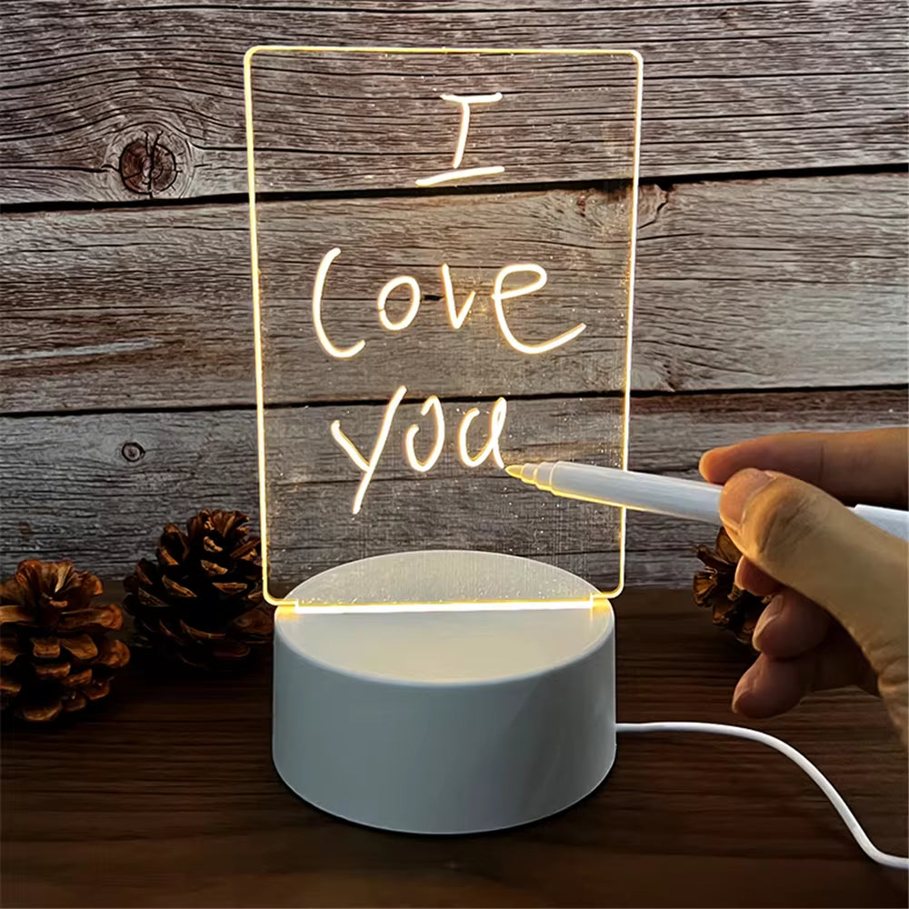 Glow-in-the-Dark Scribble Board: The Night Light That Doubles as Your Reminder Not to Forget Why You Got Out of Bed!