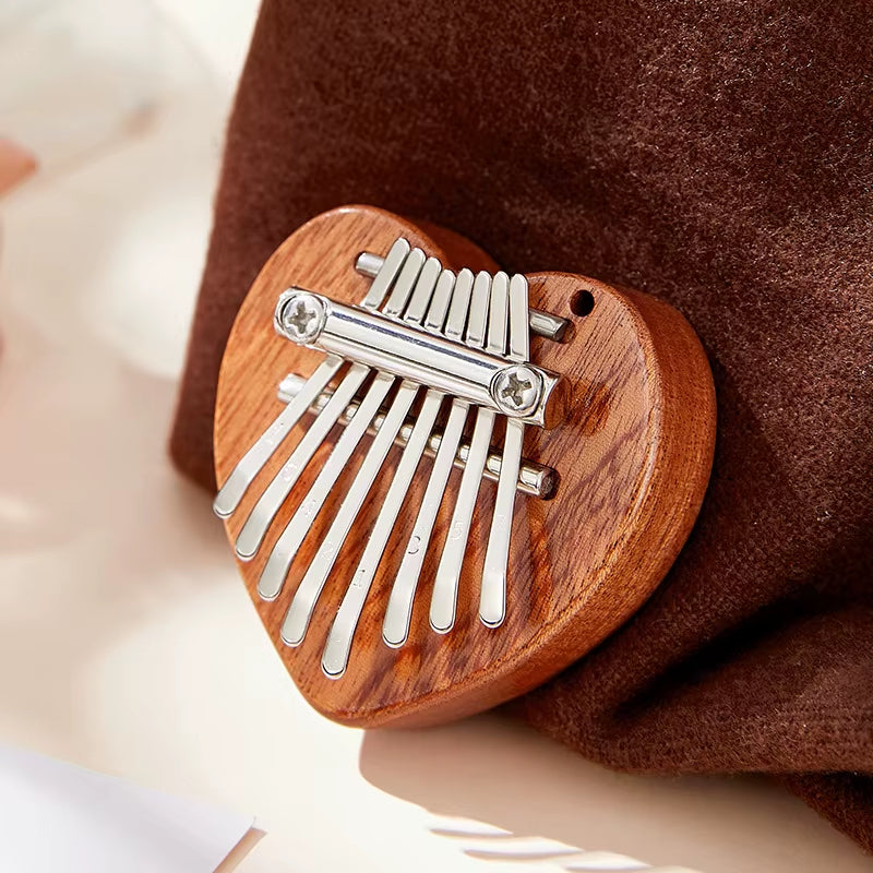 1PC Mini Kalimba 8 Key Thumb Piano Cute Instrument Portable for Beginners Exquisite Gift Set for Kids Mini Instruments Kalimba