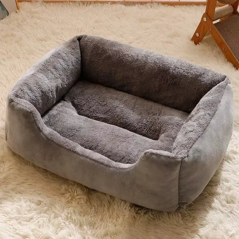 Pet Large Dog Bed Warm House Square Nest Pet Kennel for Small Medium Large Dogs Cat Puppy plus Size Dog Baskets