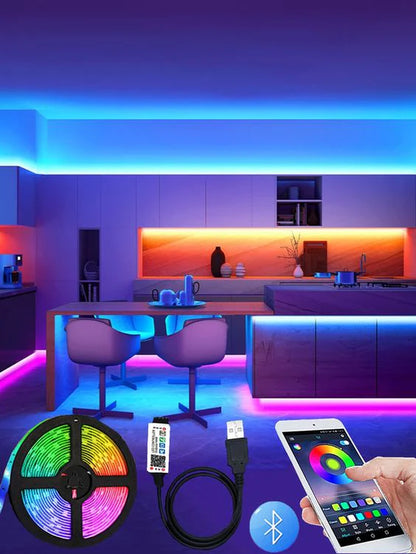 "65.6 Feet of Disco Dreams: The LED Strip Lights That Won’t Stop Partying (Now With Extra Couch Potato Power!)"