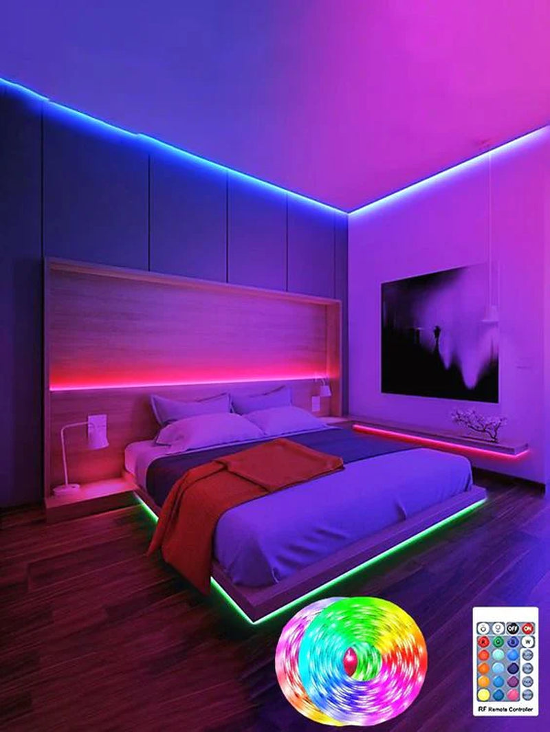 "65.6 Feet of Disco Dreams: The LED Strip Lights That Won’t Stop Partying (Now With Extra Couch Potato Power!)"