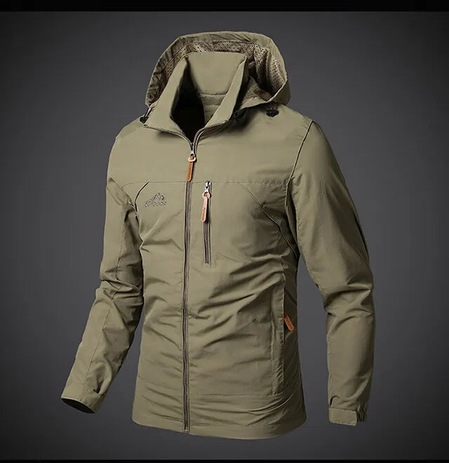 Men's assault jacket waterproof, windproof, outdoor fashion trend, multi-color selection, versatile assault jacket, oversized lo