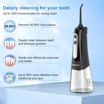 Portable Dental Water Jet Floss