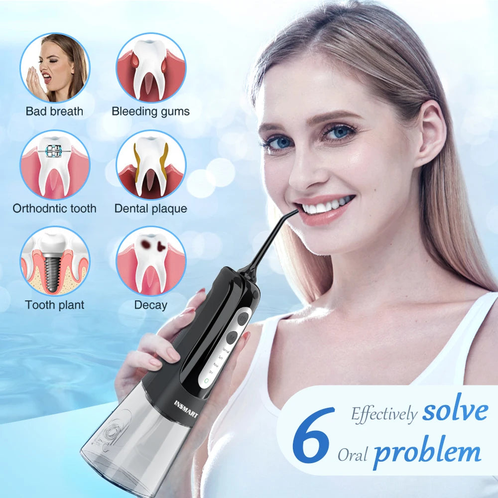 Portable Dental Water Jet Floss