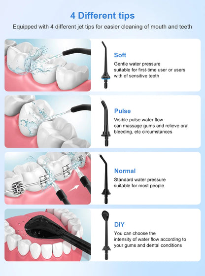 Portable Dental Water Jet Floss