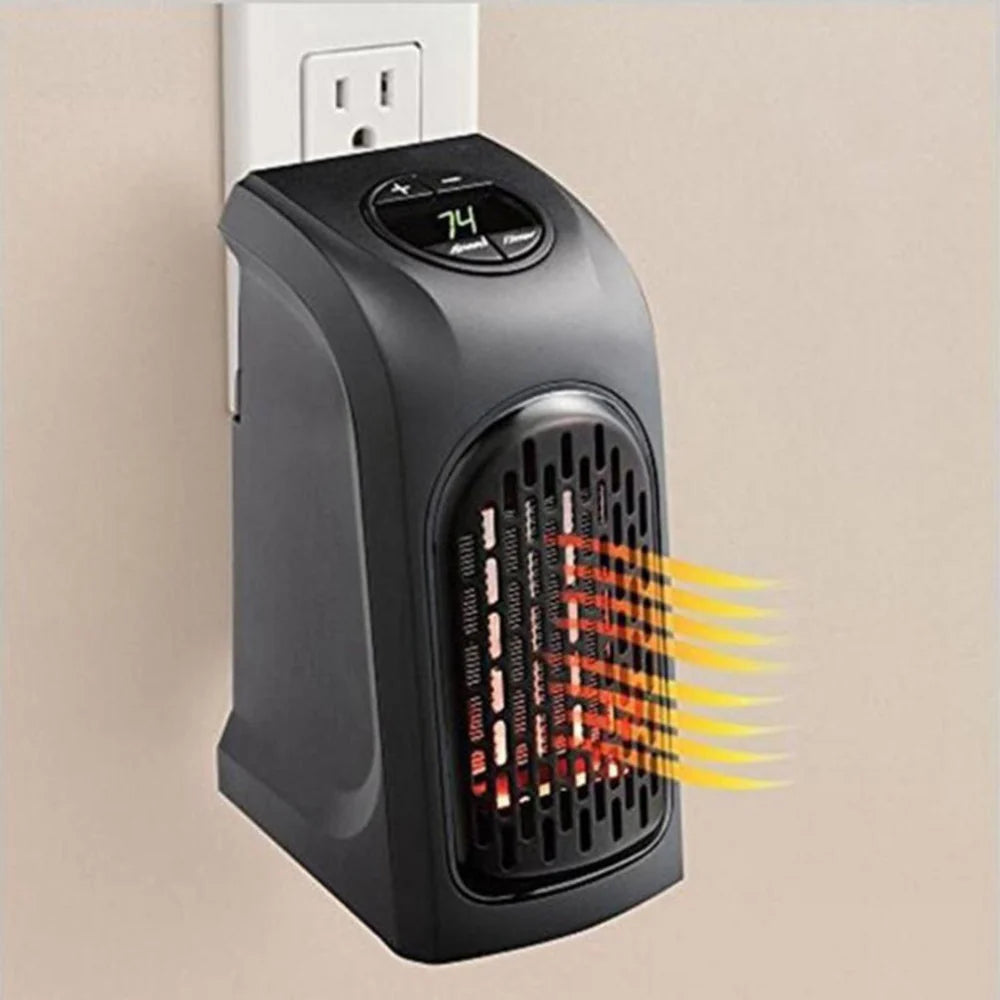 Mini Electric Ceramic Heater – Compact Portable Warmer for Home, Office, and Outdoor Use