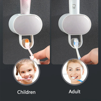 Smart Automatic Toothpaste Dispenser & Toothbrush Holder - Essential Bathroom Accessory