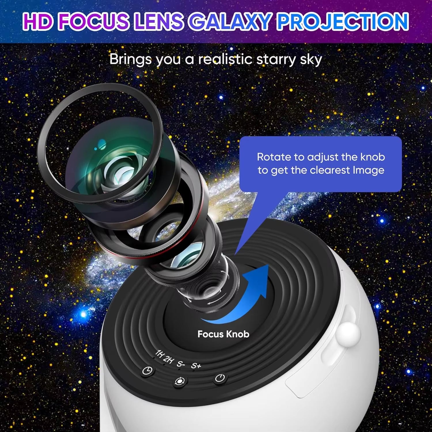 Galactic Disco Ball: The 360° Spin & Shine Star Party Light for Your Disco Dreams!