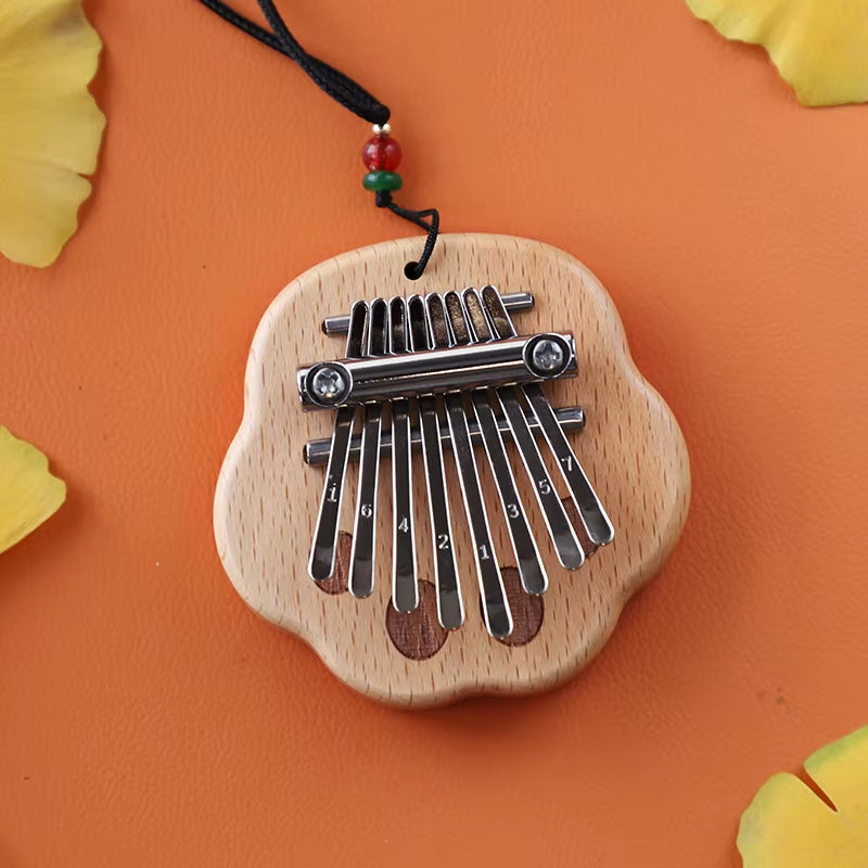 1PC Mini Kalimba 8 Key Thumb Piano Cute Instrument Portable for Beginners Exquisite Gift Set for Kids Mini Instruments Kalimba